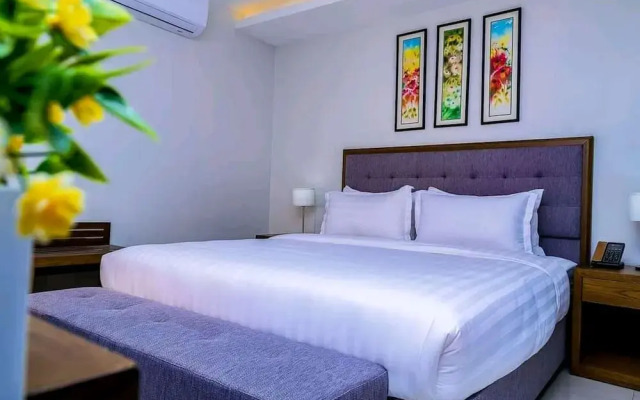Beautiful woman hotel