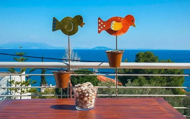 Anna's Sea View Apartment Balcony of Xiropigado