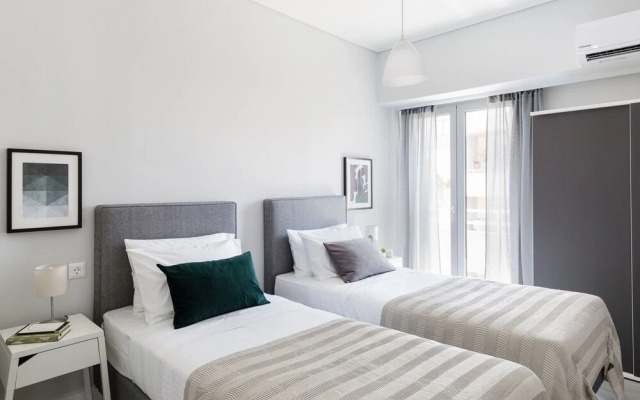 UPSTREET Minimal 2BD Apt-Lycabettus view