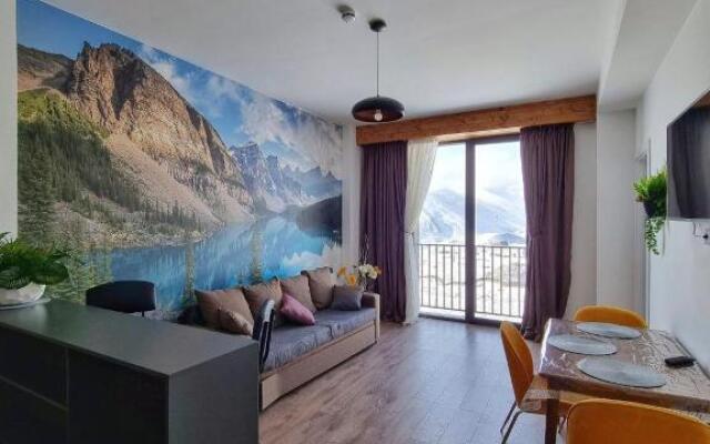 2-bedroom apartment with mountain view in New Gudauri
