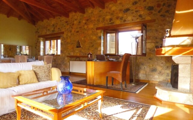 Luxurious Mansion in olive grove & view to Mystras
