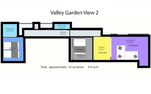 Valley Garden View 2 By My Getaways