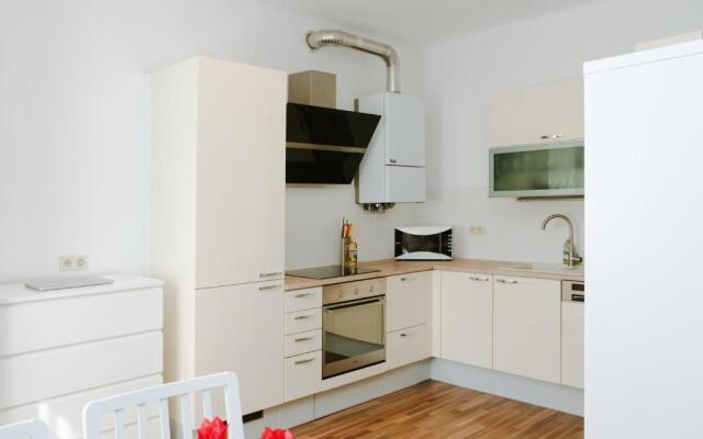 Ferienwohnung in der Fußgängerzone Gartenblick - Studio Apartment