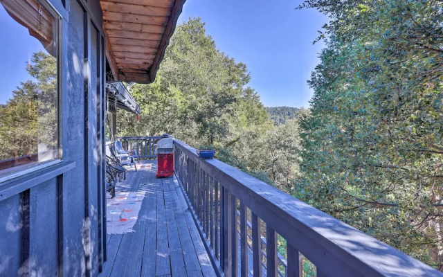 Modern & Unique Cabin With Deck by Lake Gregory!