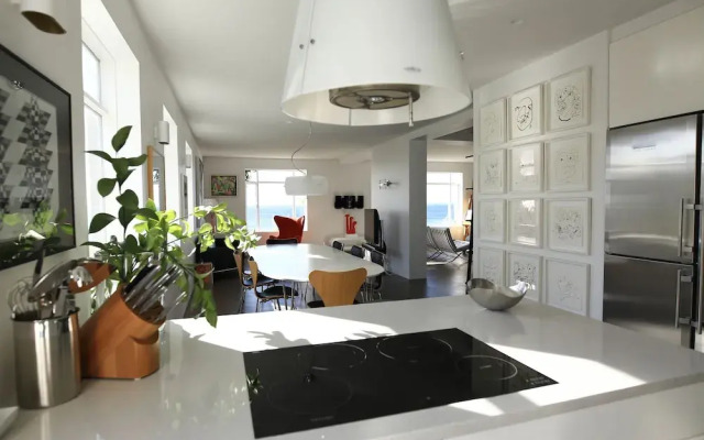 Ocean View Luxury Penthouse full of art