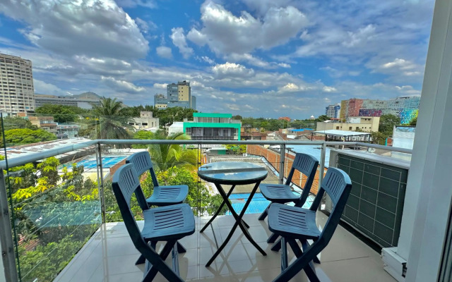 Apartamentos Amoblados en Imbanaco & Tequendama Con Aire Acondicionado Y Piscina