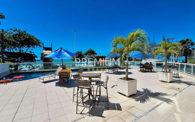 Studio pé na areia, vista, internet e ar