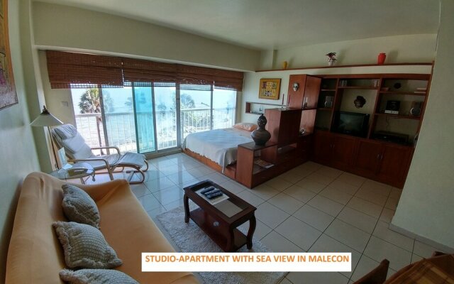 Studio-apartment with an amazing ocean view