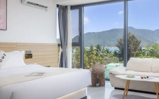 Here Nashan Nahai Surfing Seaview Homestay (Sanya Wuzhizhou Island Houhai Bay Branch) – Guest Rooms – Sanya
