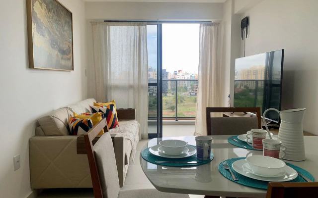 Apartamento superior na praia de Intermares