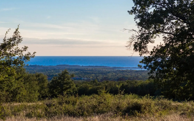 Sea-view Villa in Kaštelir with Private Pool, Terrace