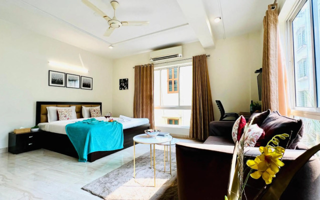 BluO Lake View Studio NewTown, Terrace Garden, Gym