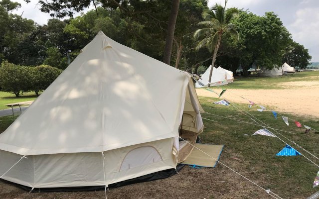 Glamping kaki singapore-Standard medium bell tent