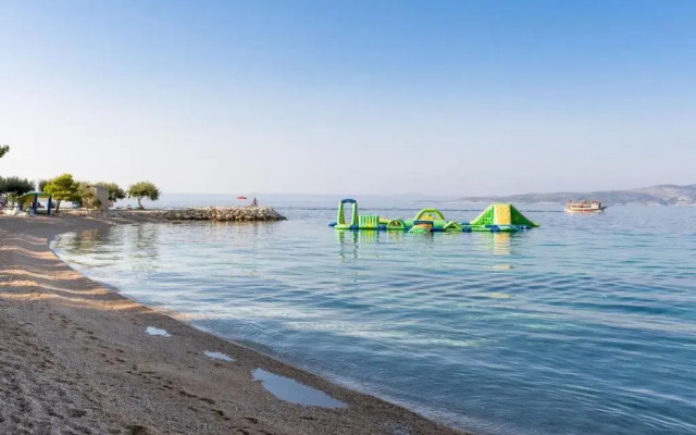 Luxury Seafront Villa Brela Pride with private heated pool at the beach in Brela - Baska Voda