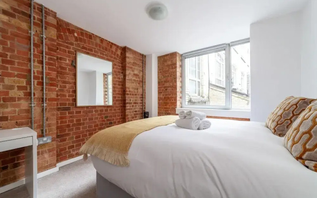 Stylish with beautiful brick walls