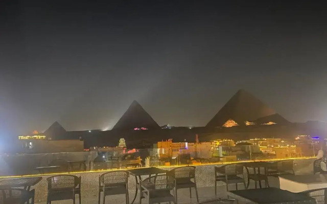Middle East pyramids view