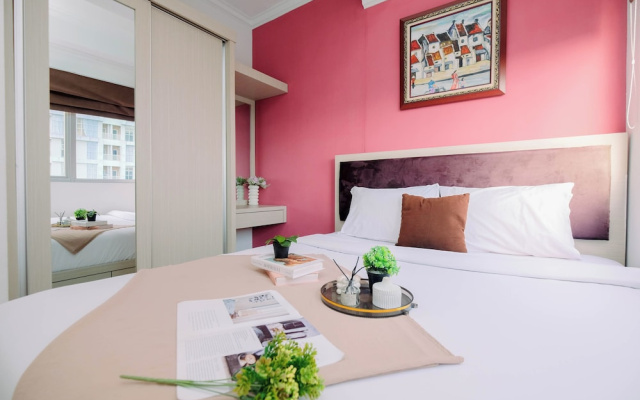 Compact White Tone 2Br At Pakubuwono Terrace Apartment