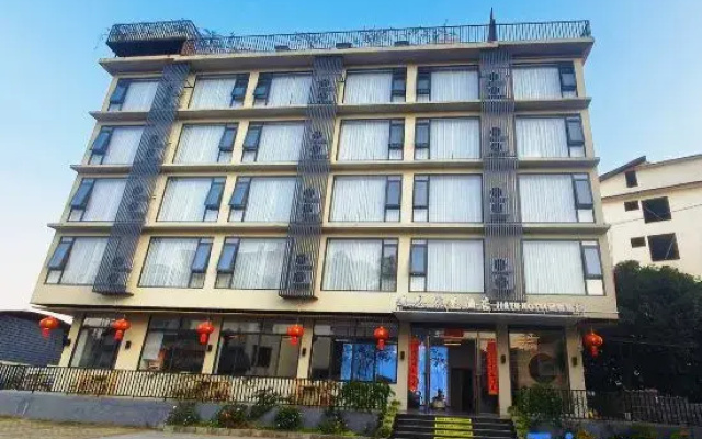 A hotel by the YULONG River