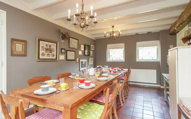 Restored back building of a farm.