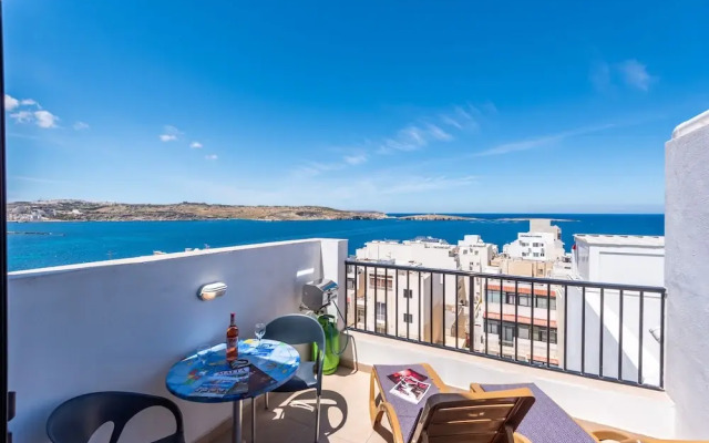 Seashells Penthouse Seaview Terrace by Getaways Malta