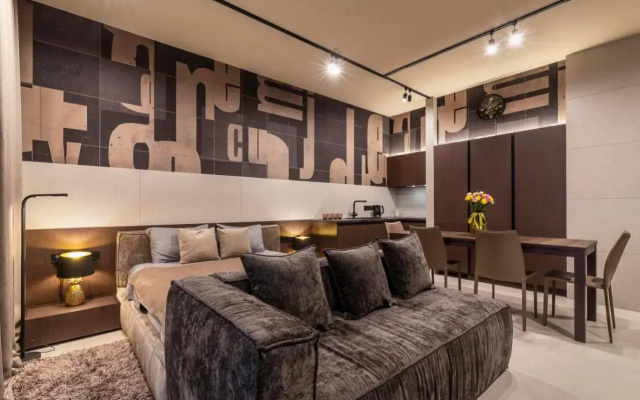 Twin studio apartments in the center near Most City