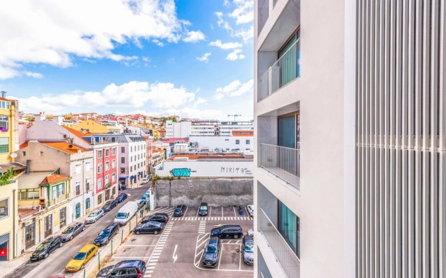Guestready - Midcentury Studio With Balcony in Santos
