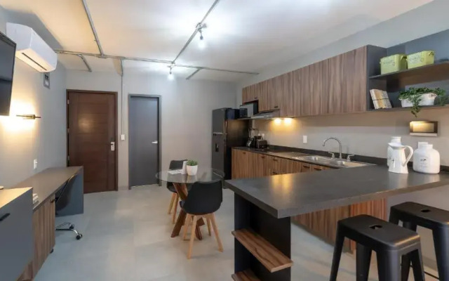 Modern Industrial Style Apartments by Tribu San Martin
