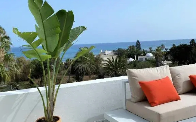 Roof Top Pied dans l'Eau Panoramic View, 80 meters from Seaside