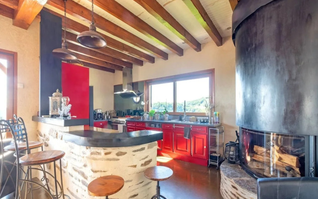 Stone House With Pool and Garden