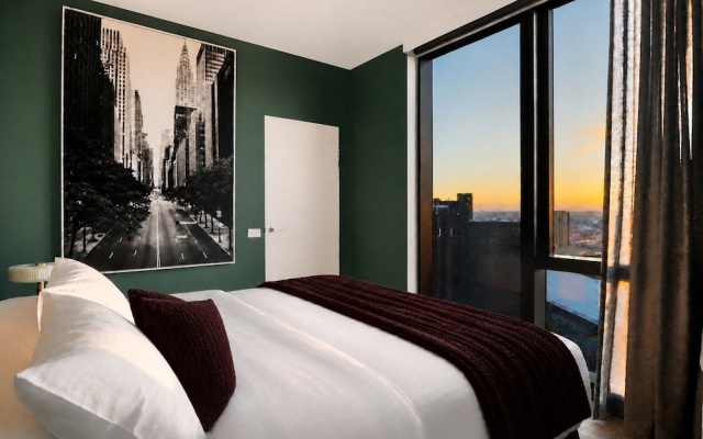 Bright 1BR Apt Skyline Views Pool Gym Near Casino – Guest Rooms – Melbourne