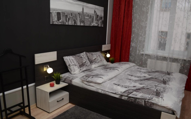 Modern Red Apartment