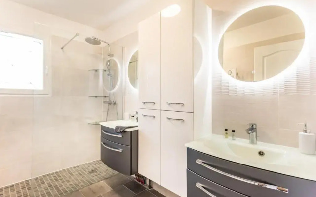 Frenchyhomes☆villapiscine☆8pers☆centrebassin