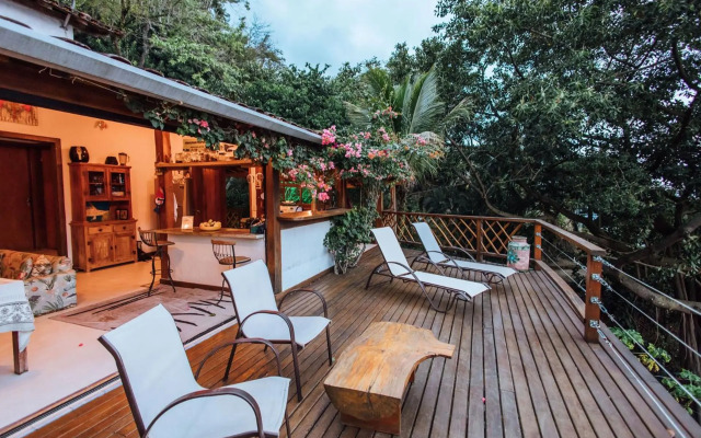 Refúgio na natureza com vista espetacular em Ilhabela