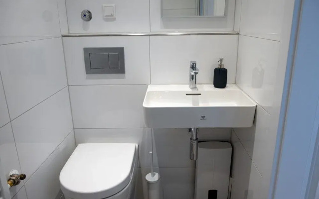 Helles Design-Appartement an der Messe