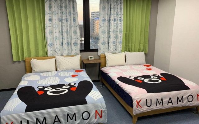 4人で一緒に熊本の中心地の最も広く安価な部屋 KDY stay – Guest Rooms – Kumamoto