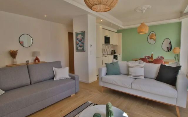 Apartment in Antibes Near Sandy Beaches