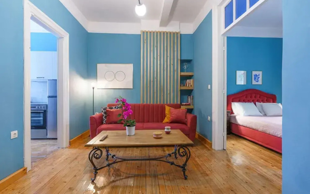Luxury Art Deco 1-bed Apartment in Thessaloniki