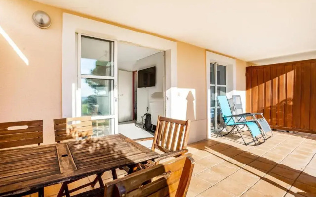 Garden level for 5 people with sea view