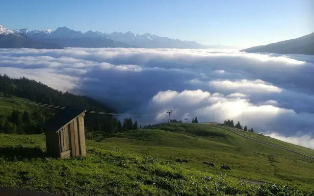Mountain hut Right in the Kitzbuhel ski Area