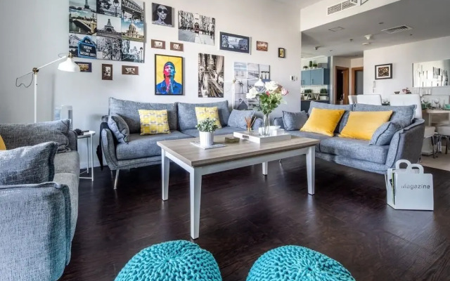 Unique & Contemporary 2BR in Dubai Marina!