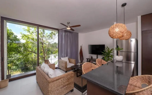 Cozy Studio in La Veleta Tulum with Gym and Pool