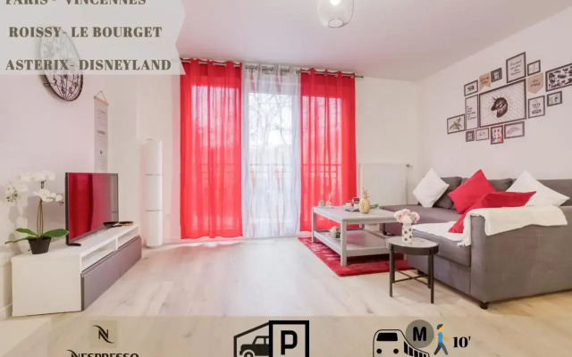 Luxueux Paris - Bagnolet - Les Lilas-Parking Gratuit