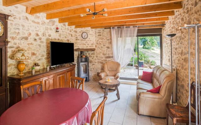 Stone holiday home in Saint Cernin de l Herm with pool