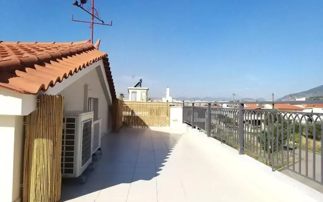 New independent loft, 360⁰ view, 5' beach/center
