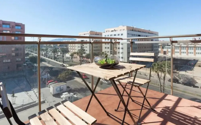 Apartamento Top Malaga Vistas Al Mar Y Parking