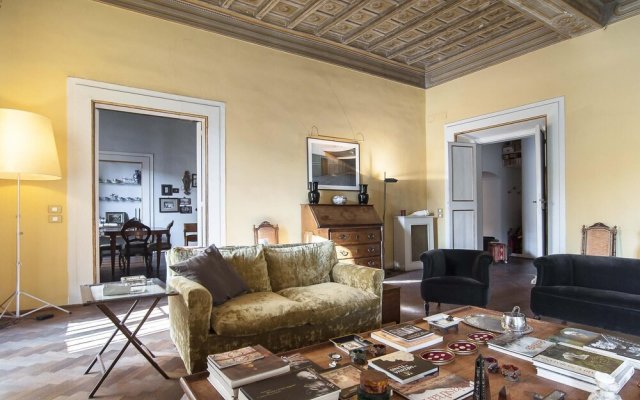 Rome an Aristocratic Apartment in Historic Palace Near the Piazza Navona