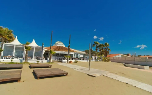 Beach front villa with private pool