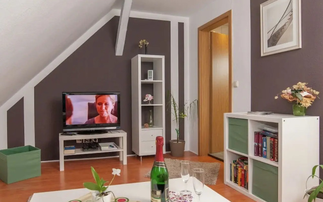 Apartment in Ilmenau With Garden, Terrace, Bbq, Deckchairs