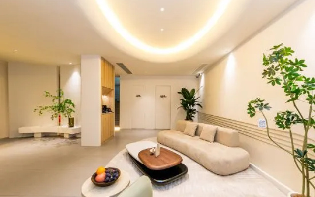 Blue. Tree Sea Sea Luxury Resort Homestay (Zhujiajian Dashitang Store) – Guest Rooms – Zhoushan