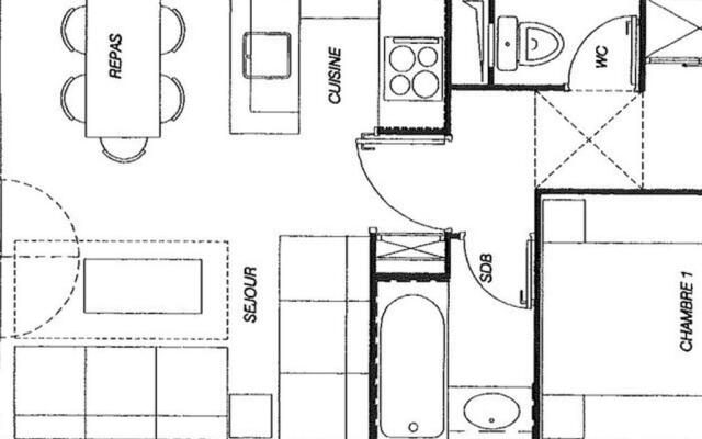 Appartement Valmorel, 2 pièces, 5 personnes - FR-1-291-773
